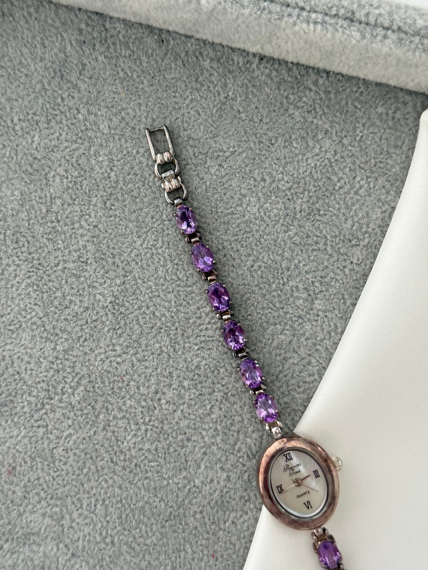 Vintage Purple Gem Watch
