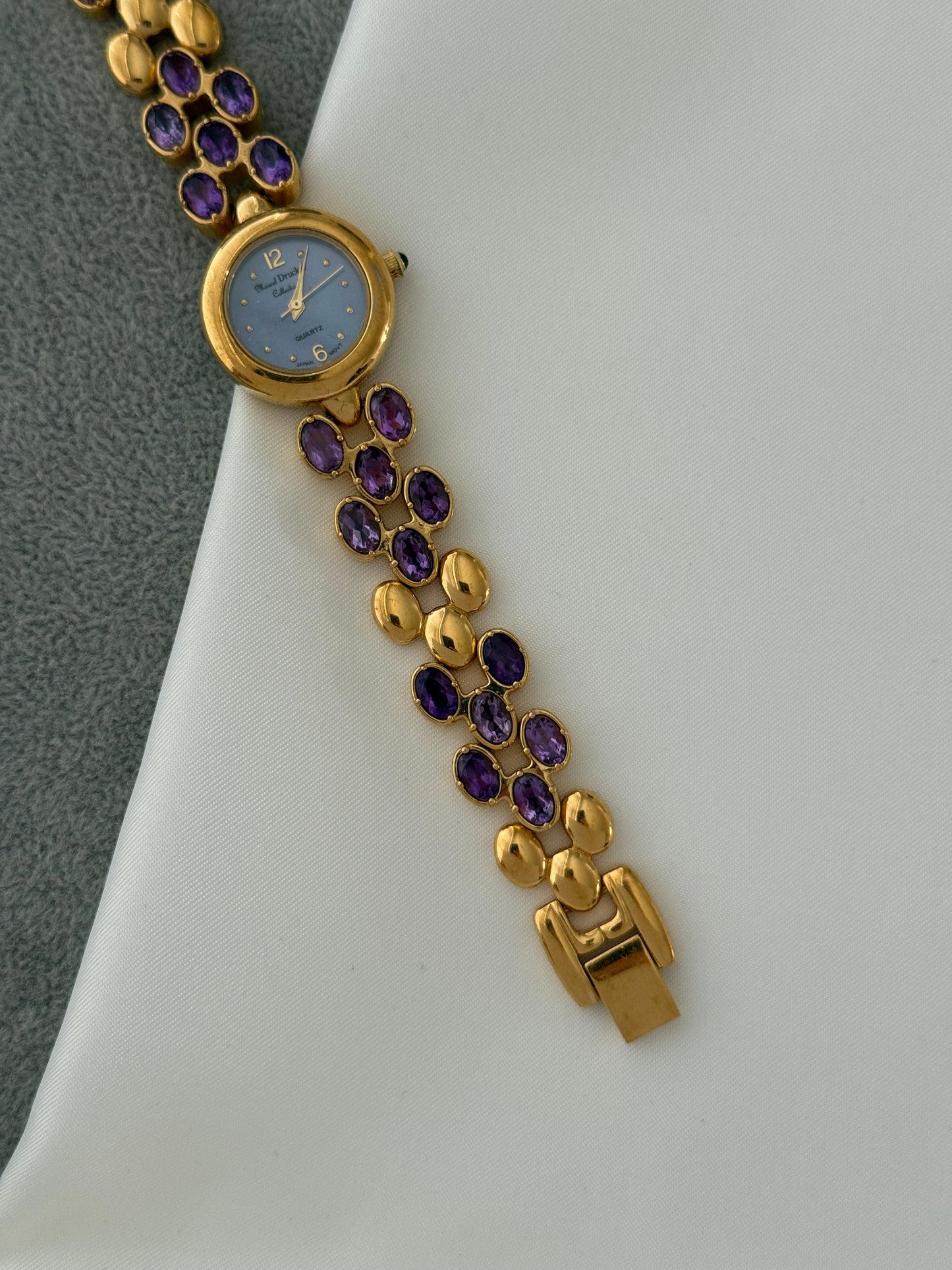 Vintage Amethyst Gem Watch