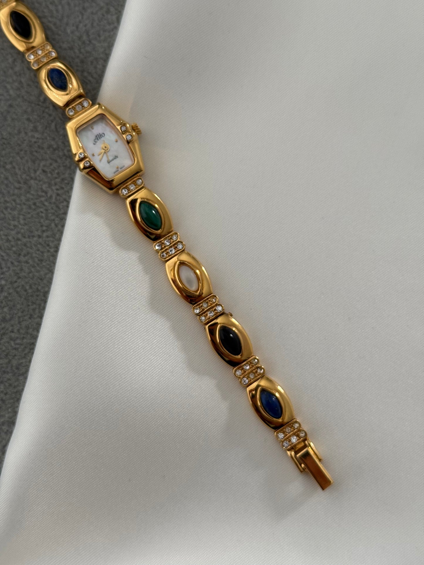 Vintage Semi Precious Gem Watch