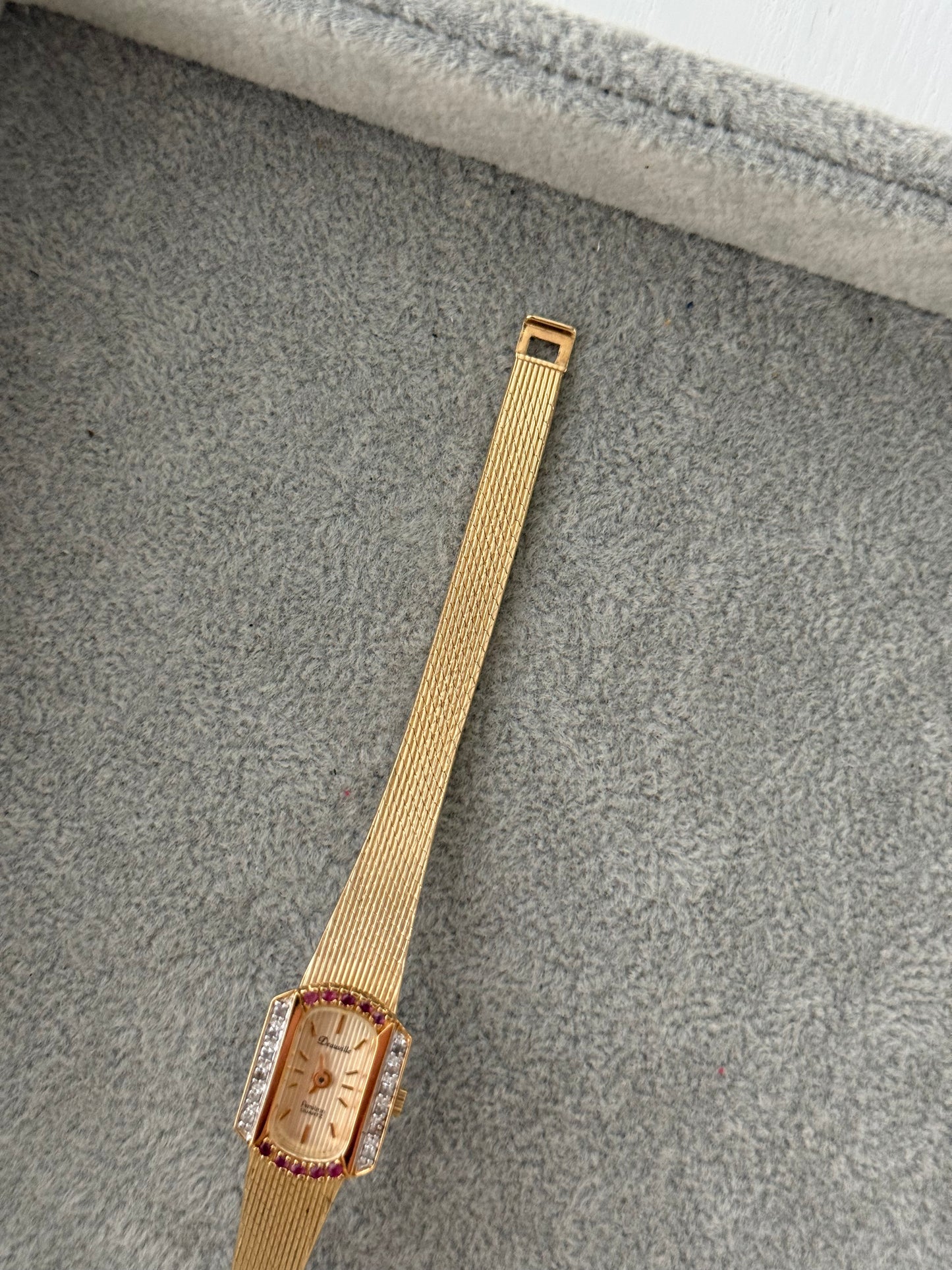 1990’s Ruby & Diamond Bezel Watch