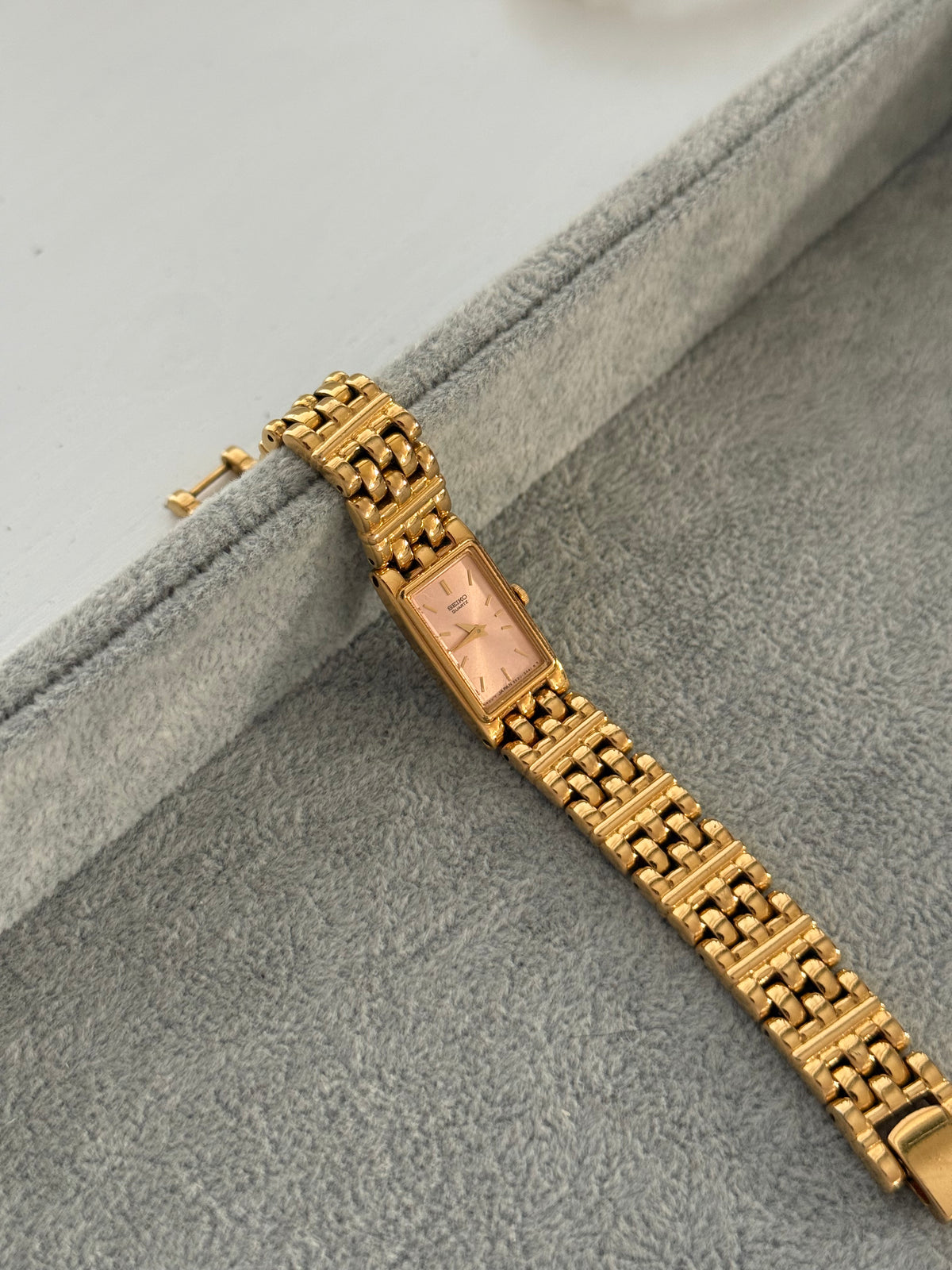 Vintage Pink Dial Seiko Watch