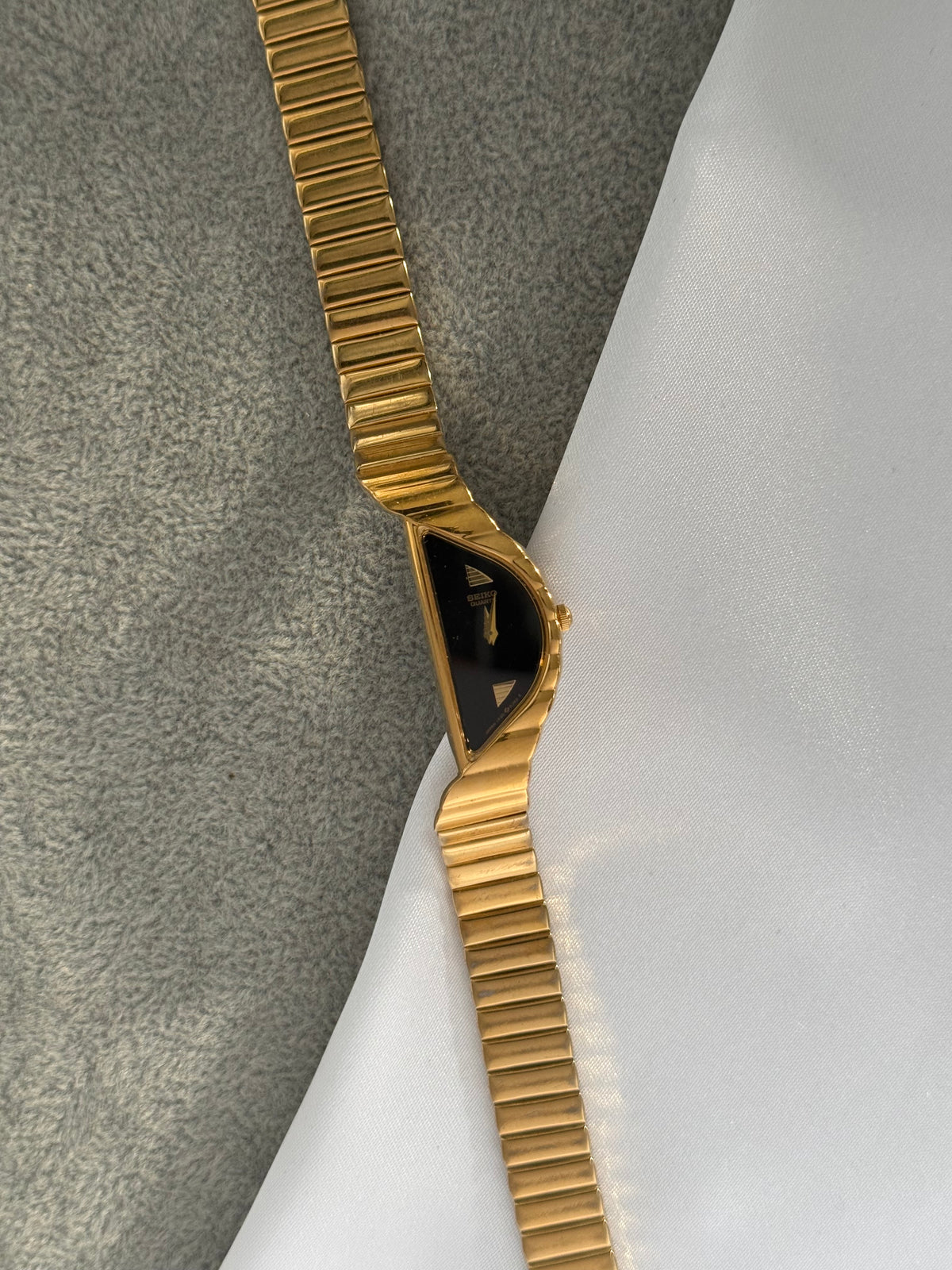 Rare Vintage Half Moon Seiko Watch