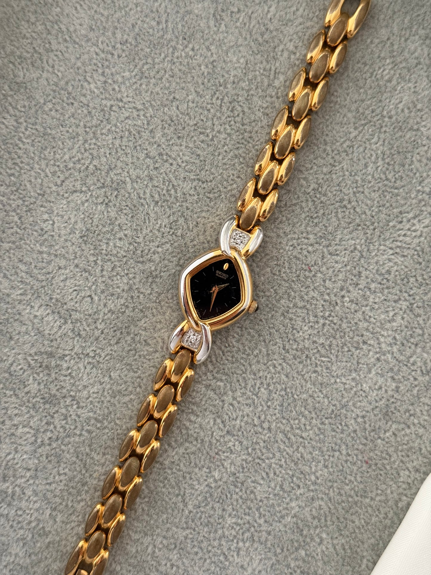 Vintage Diamond Bezel Seiko