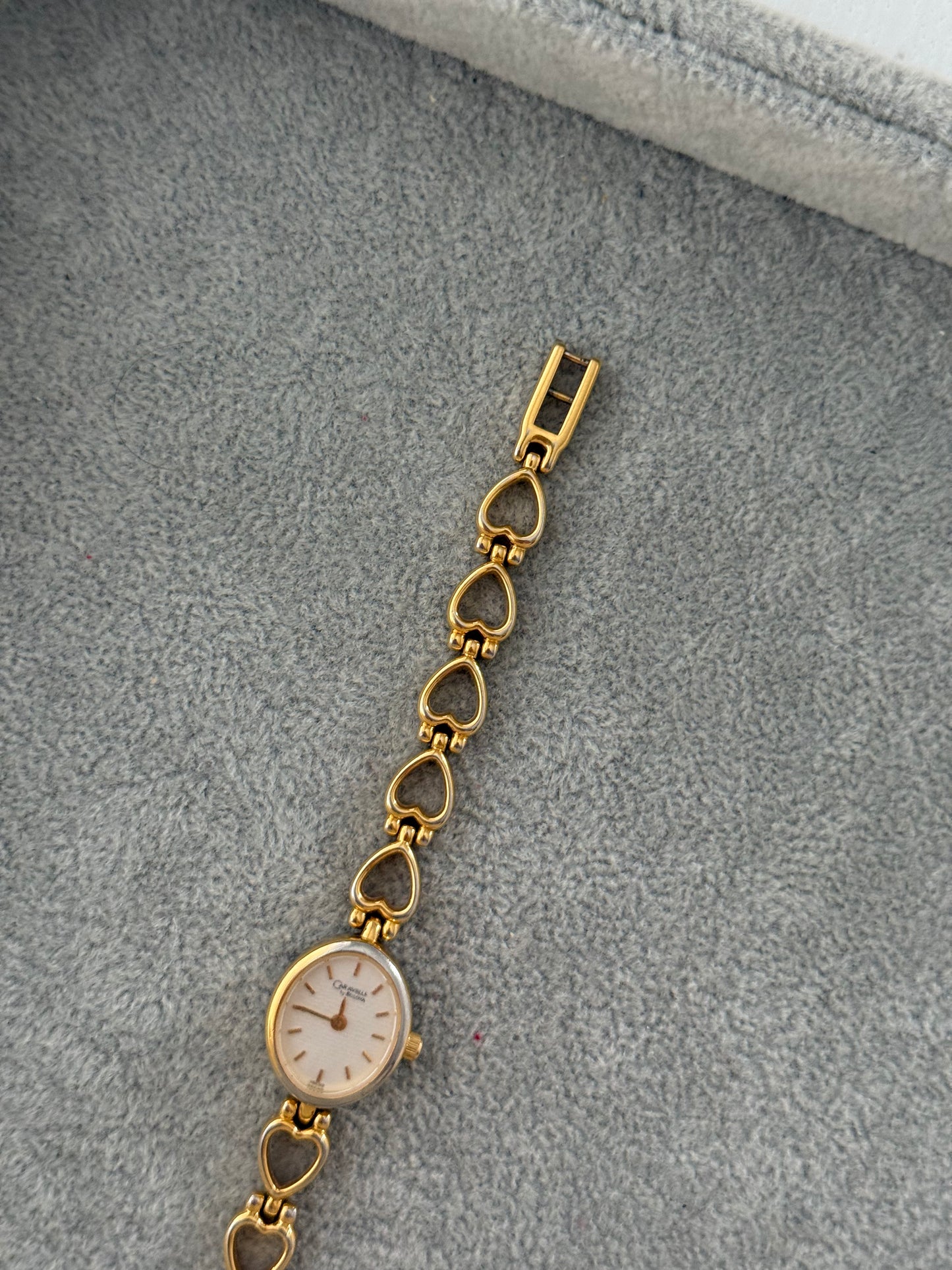 Vintage Bulova Heart Watch