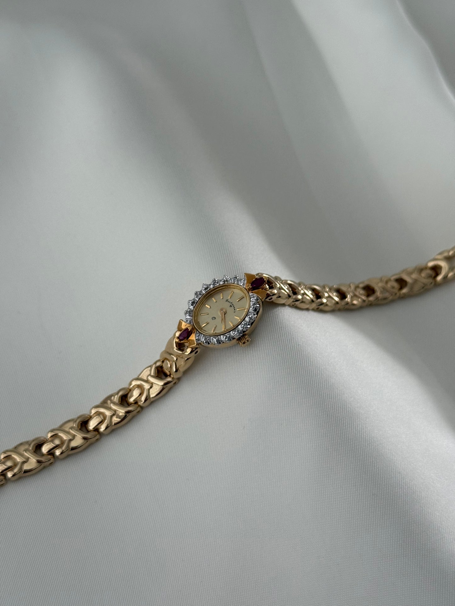 Pristine 1990’s Genuine Ruby Watch