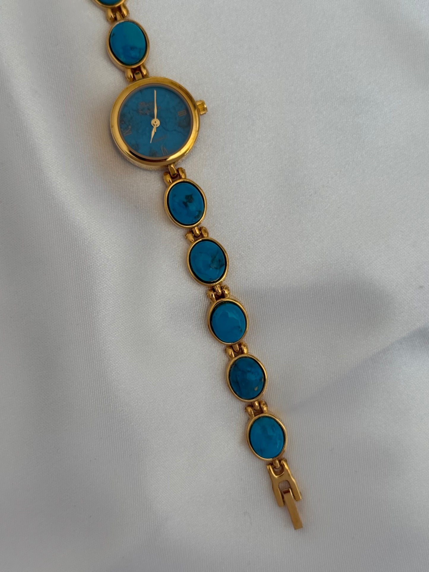 Vintage Turquoise Gem Watch