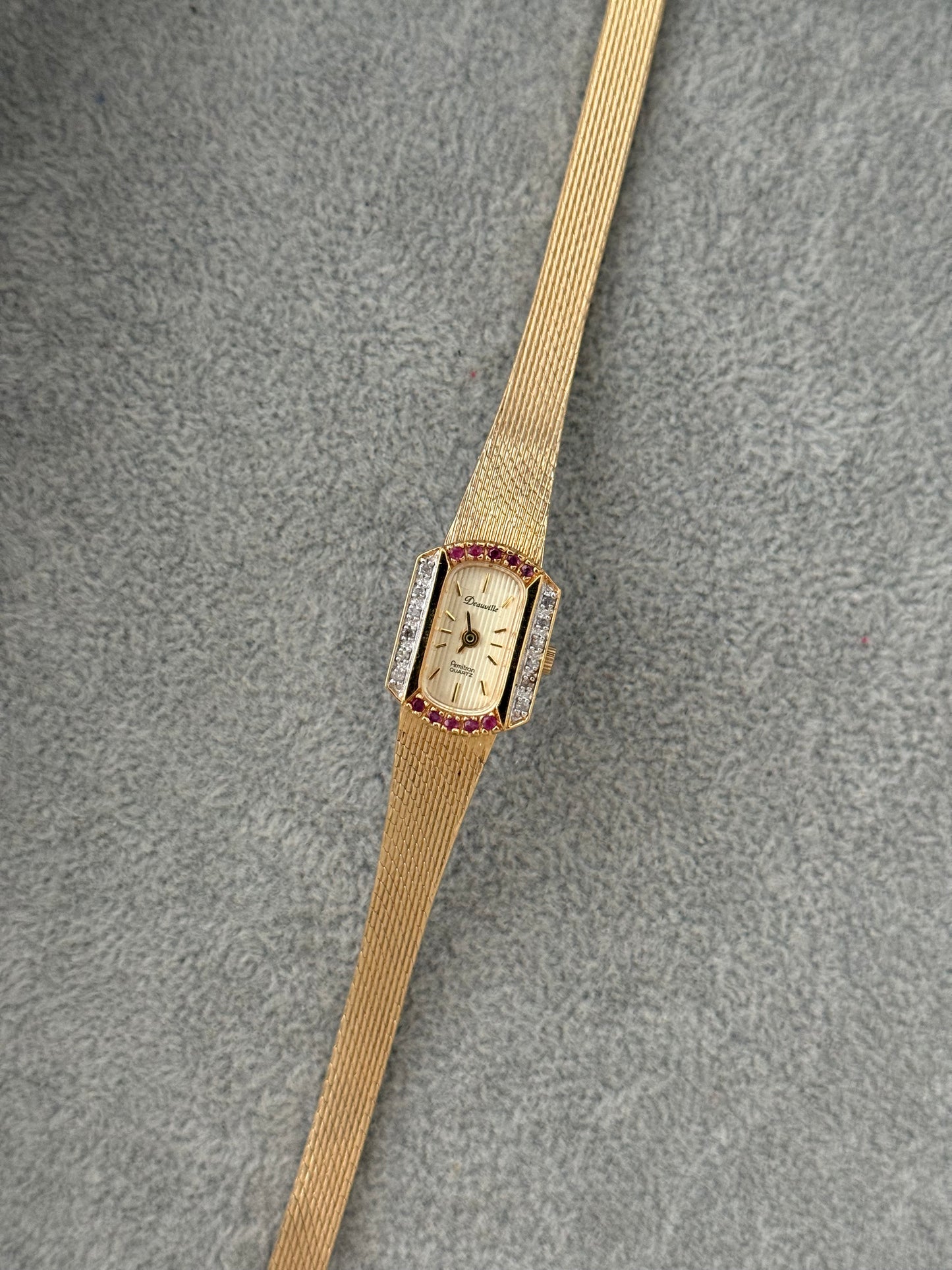 1990’s Ruby & Diamond Bezel Watch