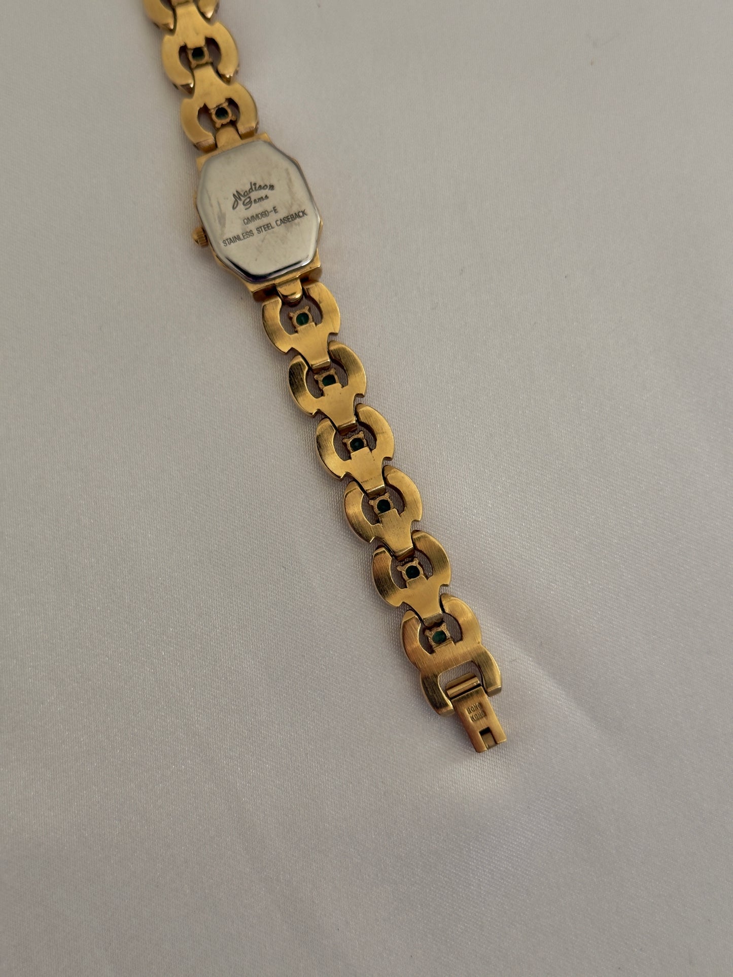 Vintage Emerald Gem Watch