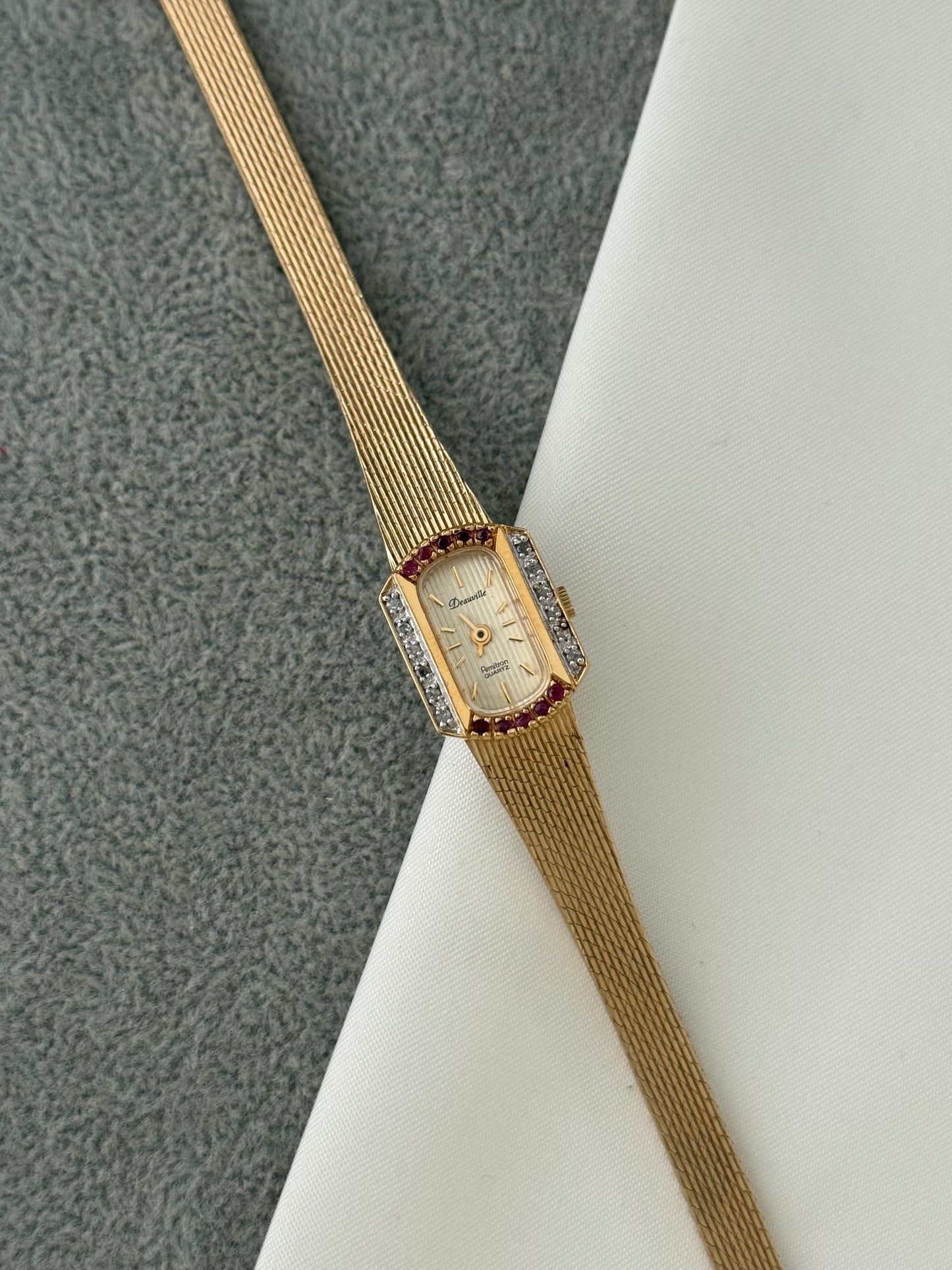 1990’s Ruby & Diamond Bezel Watch