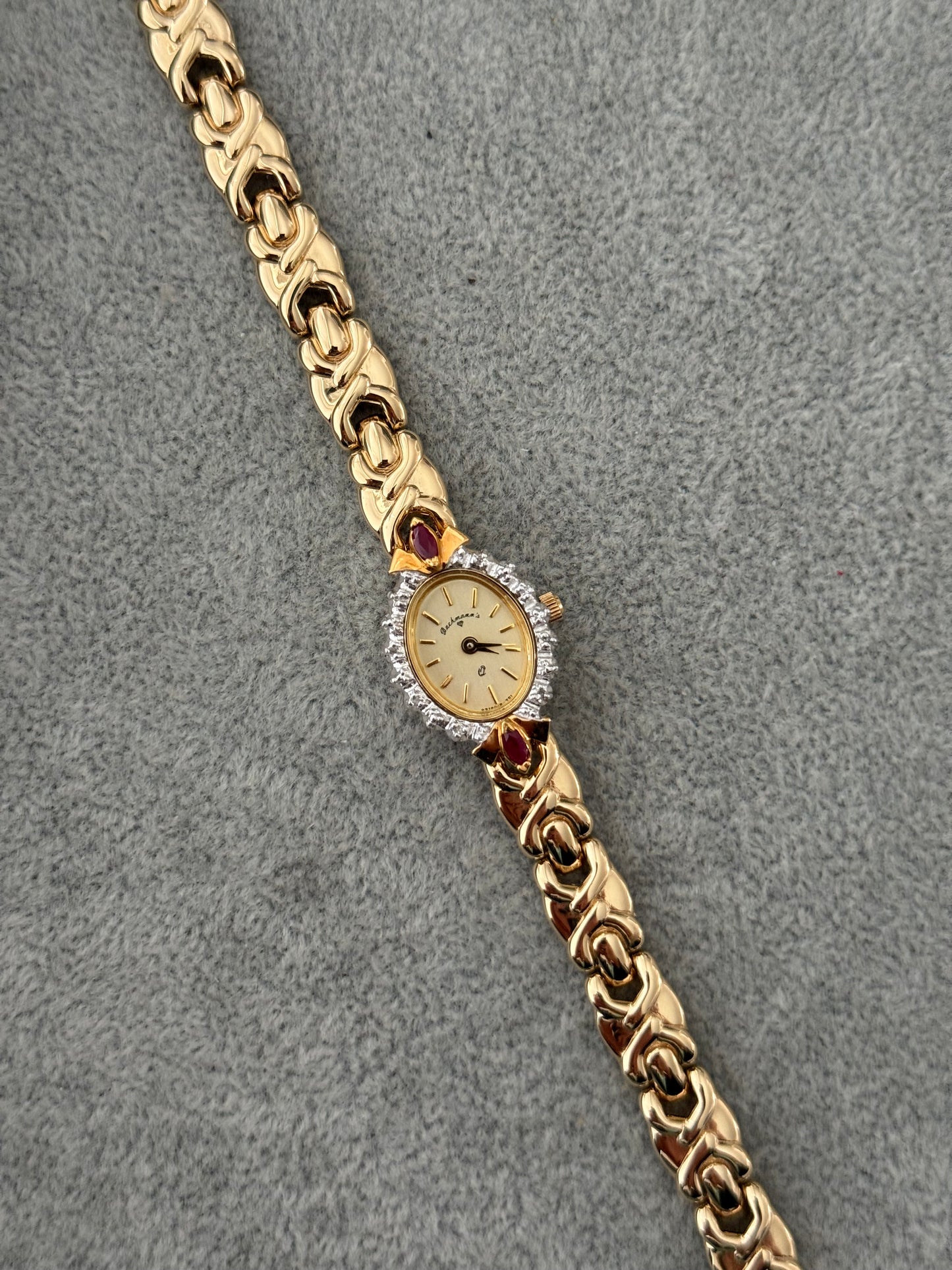 Pristine 1990’s Genuine Ruby Watch