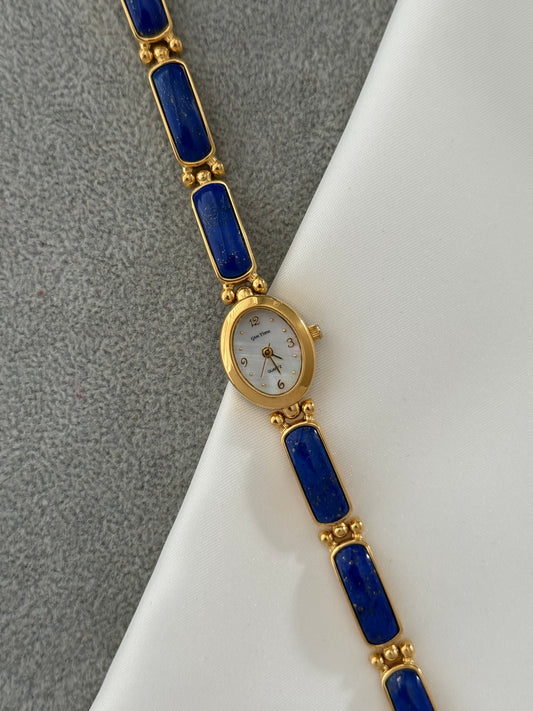 Vintage Lapis Lazuli Gem Watch
