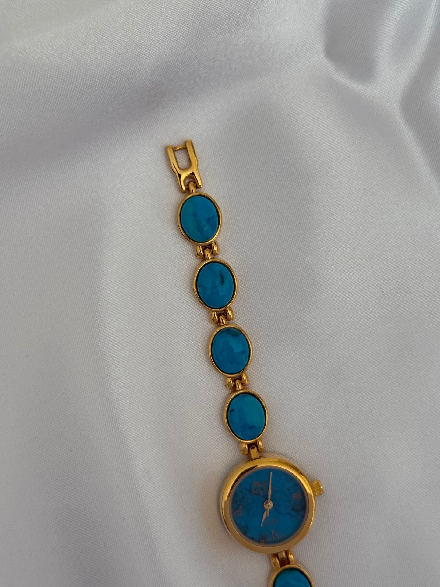 Vintage Turquoise Gem Watch