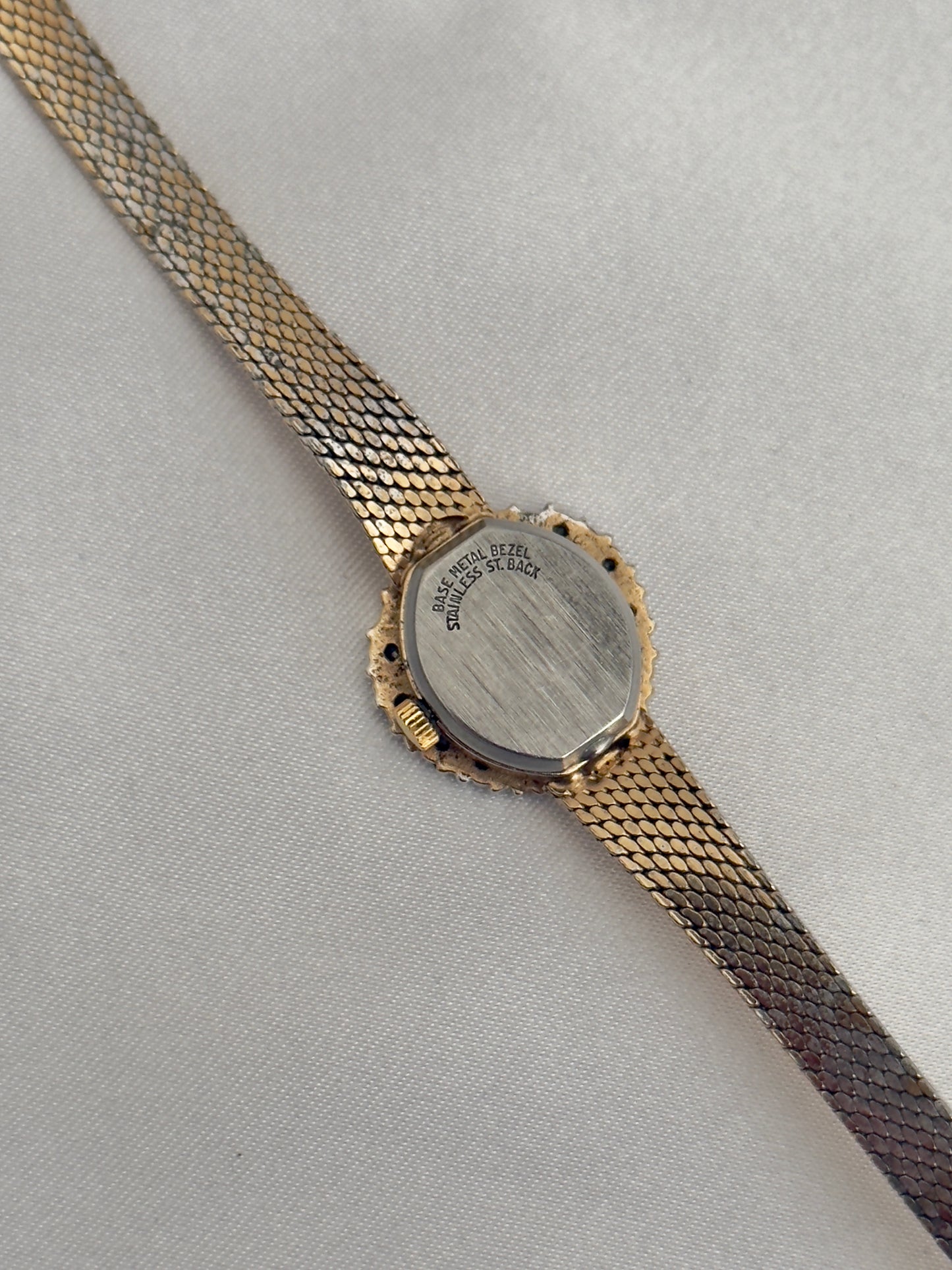 Rare 90’s Heart Diamond Bezel Geneva Watch