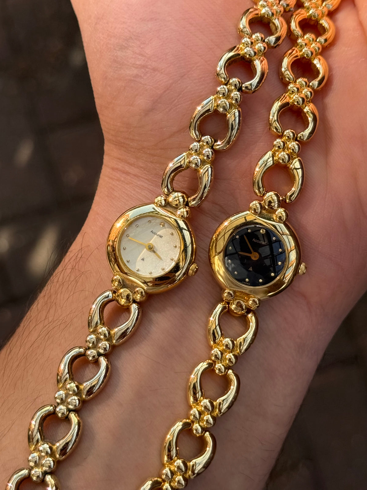 Matching Vintage Accurist Watch Set