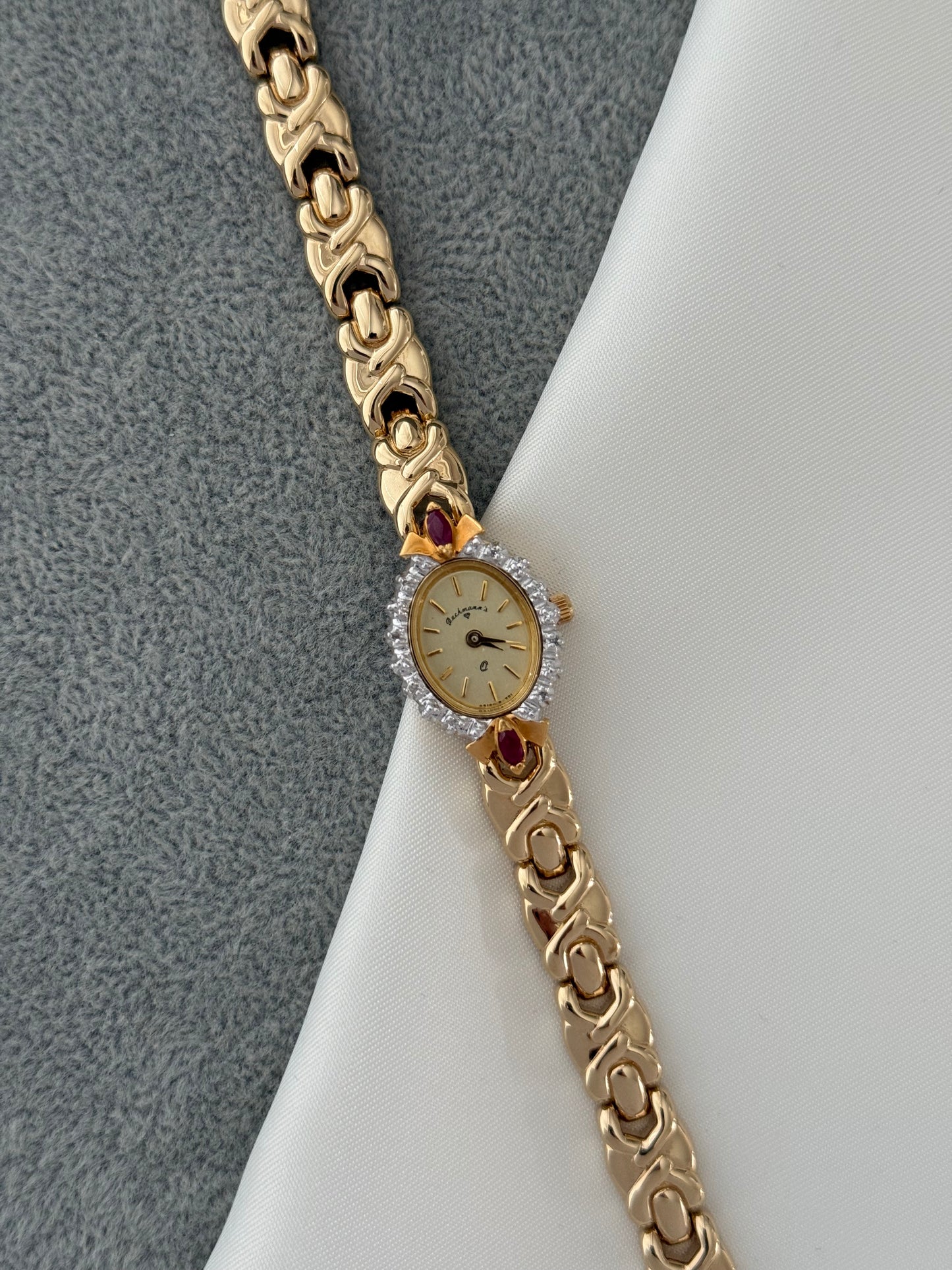 Pristine 1990’s Genuine Ruby Watch
