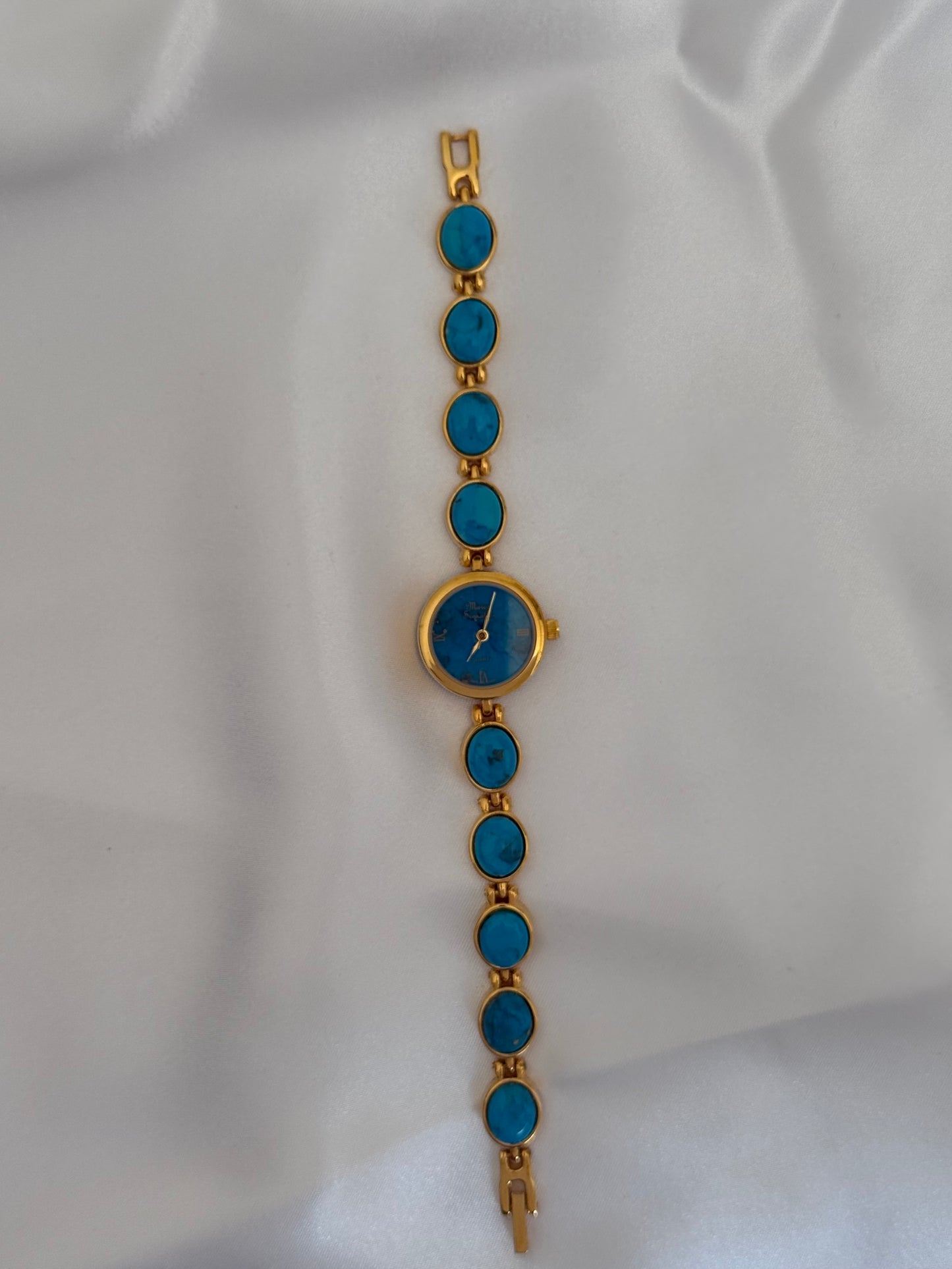 Vintage Turquoise Gem Watch