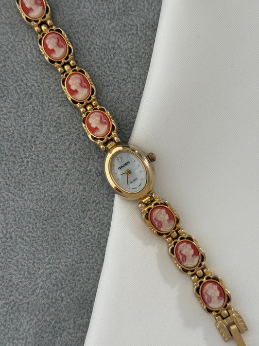 Vintage Gruen Cameo Watch