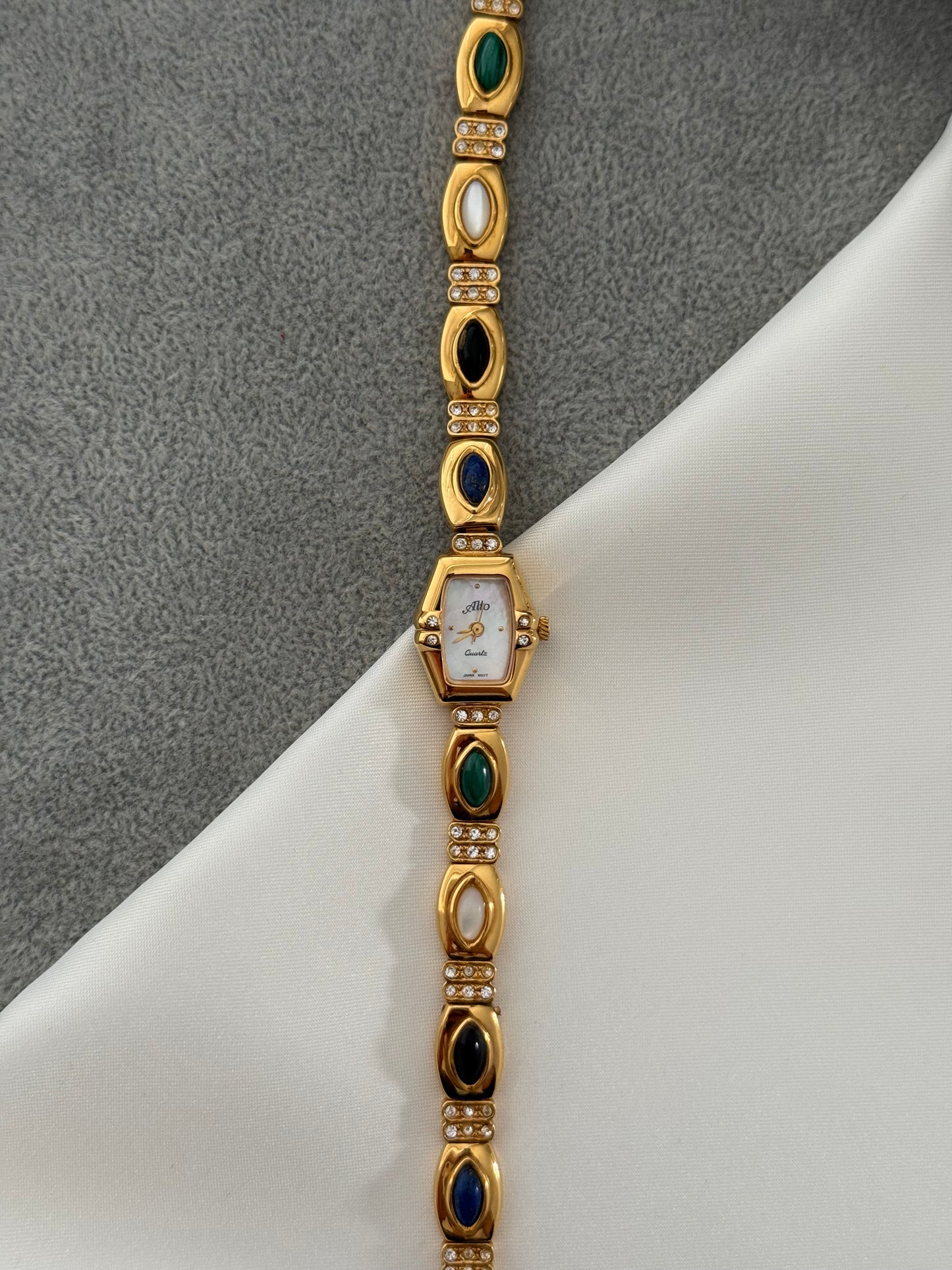 Vintage Semi Precious Gem Watch