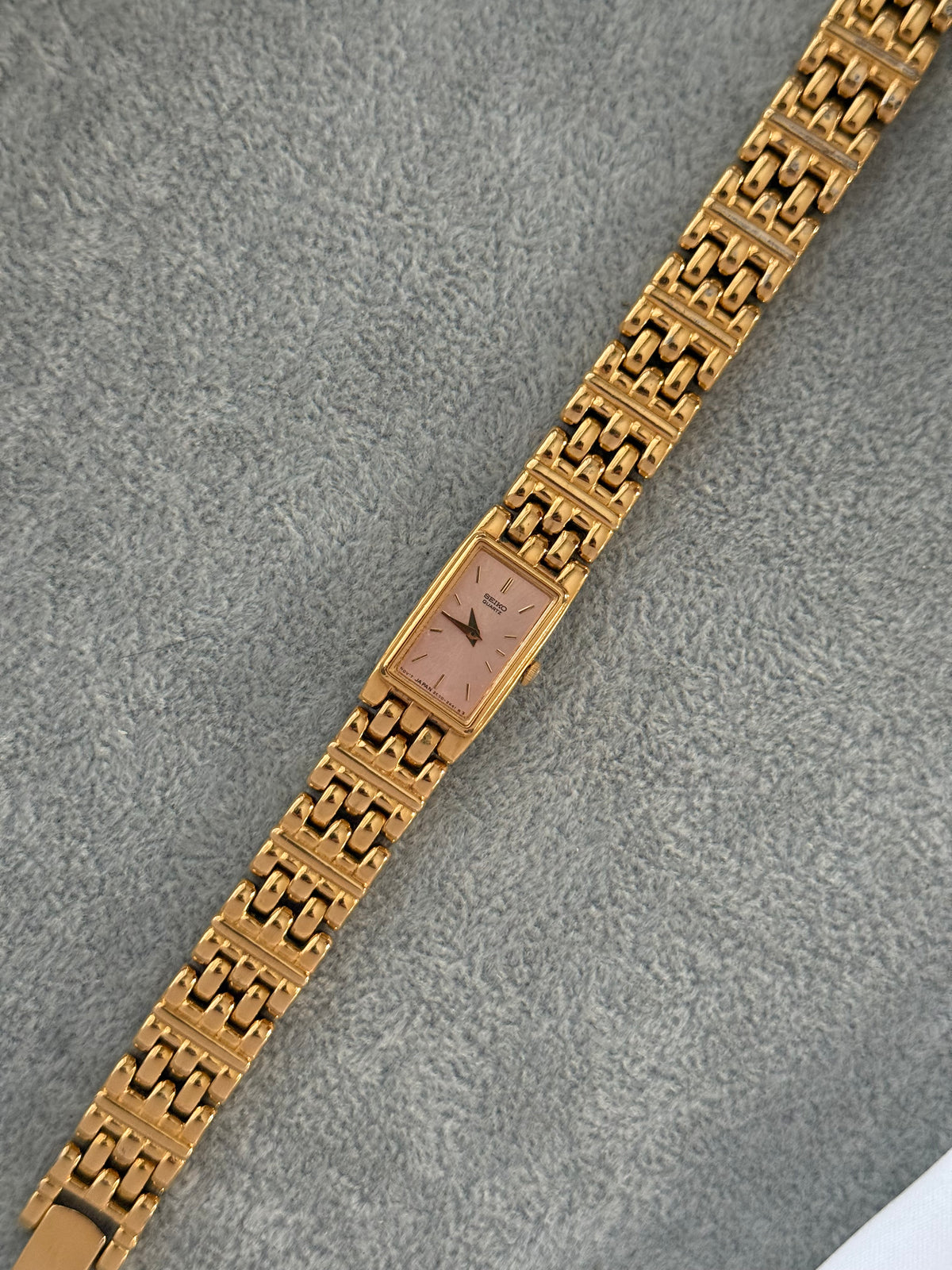 Vintage Pink Dial Seiko Watch