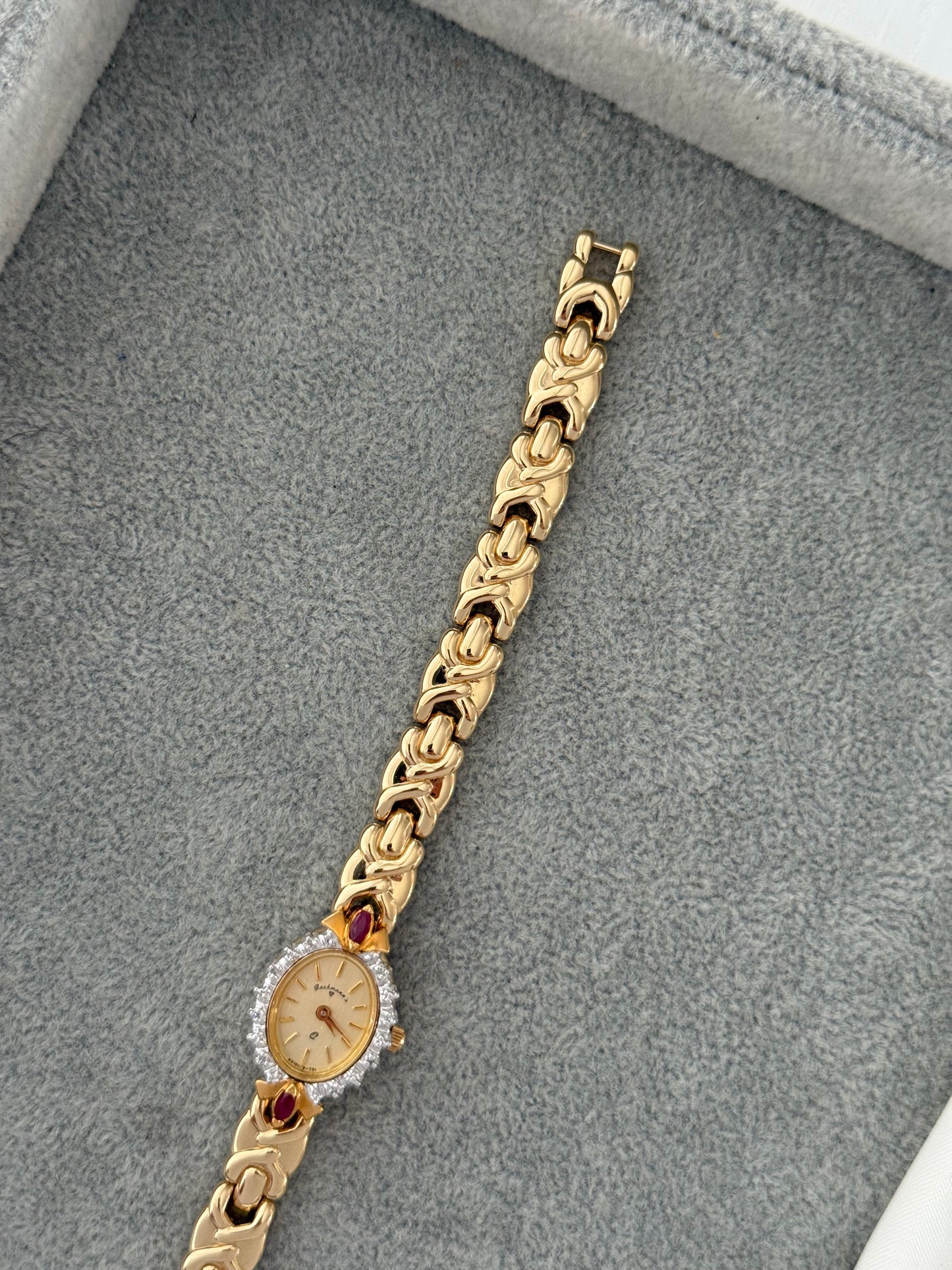 Pristine 1990’s Genuine Ruby Watch