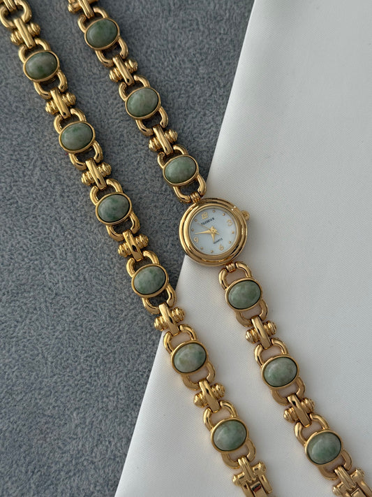 Vintage Jade Watch Set