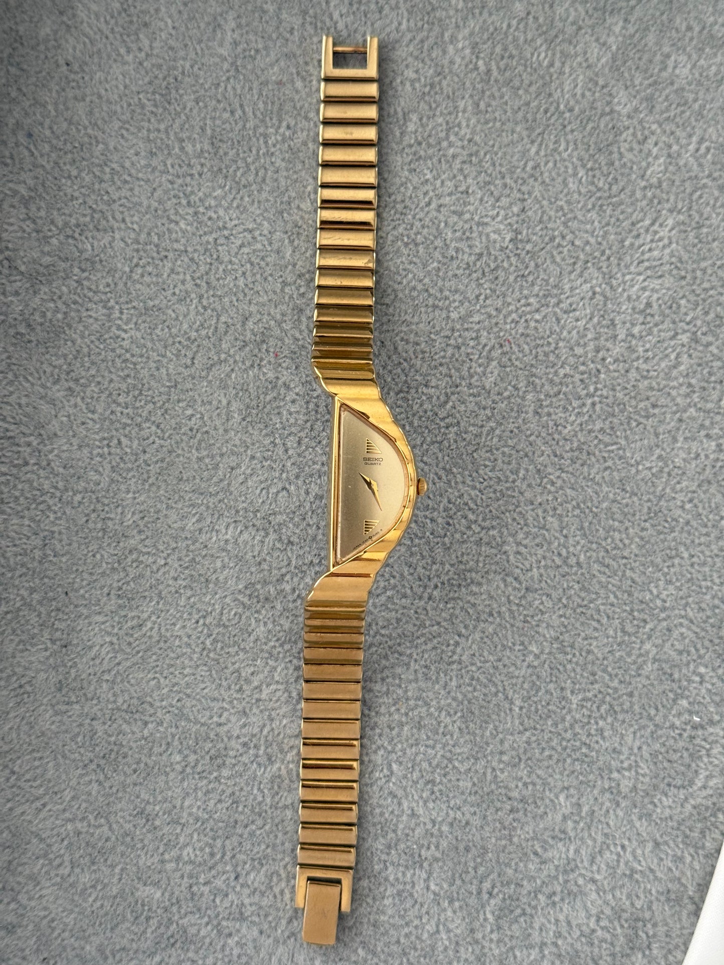 Rare Vintage Half Moon Seiko Watch