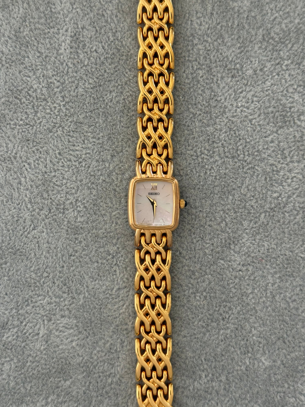1990 Mother Of Pearl MOP Seiko Watch Y150-5P10 – photo 5