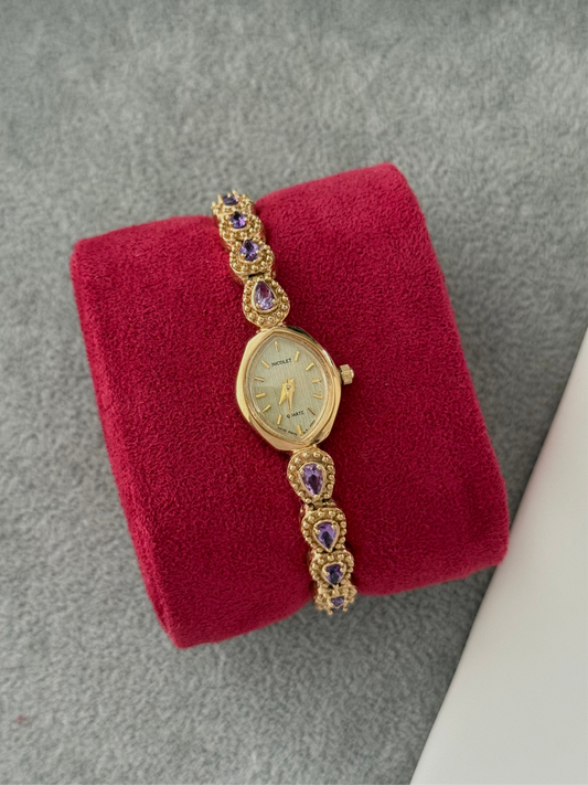 Super Rare Amethyst Nicolet Watch