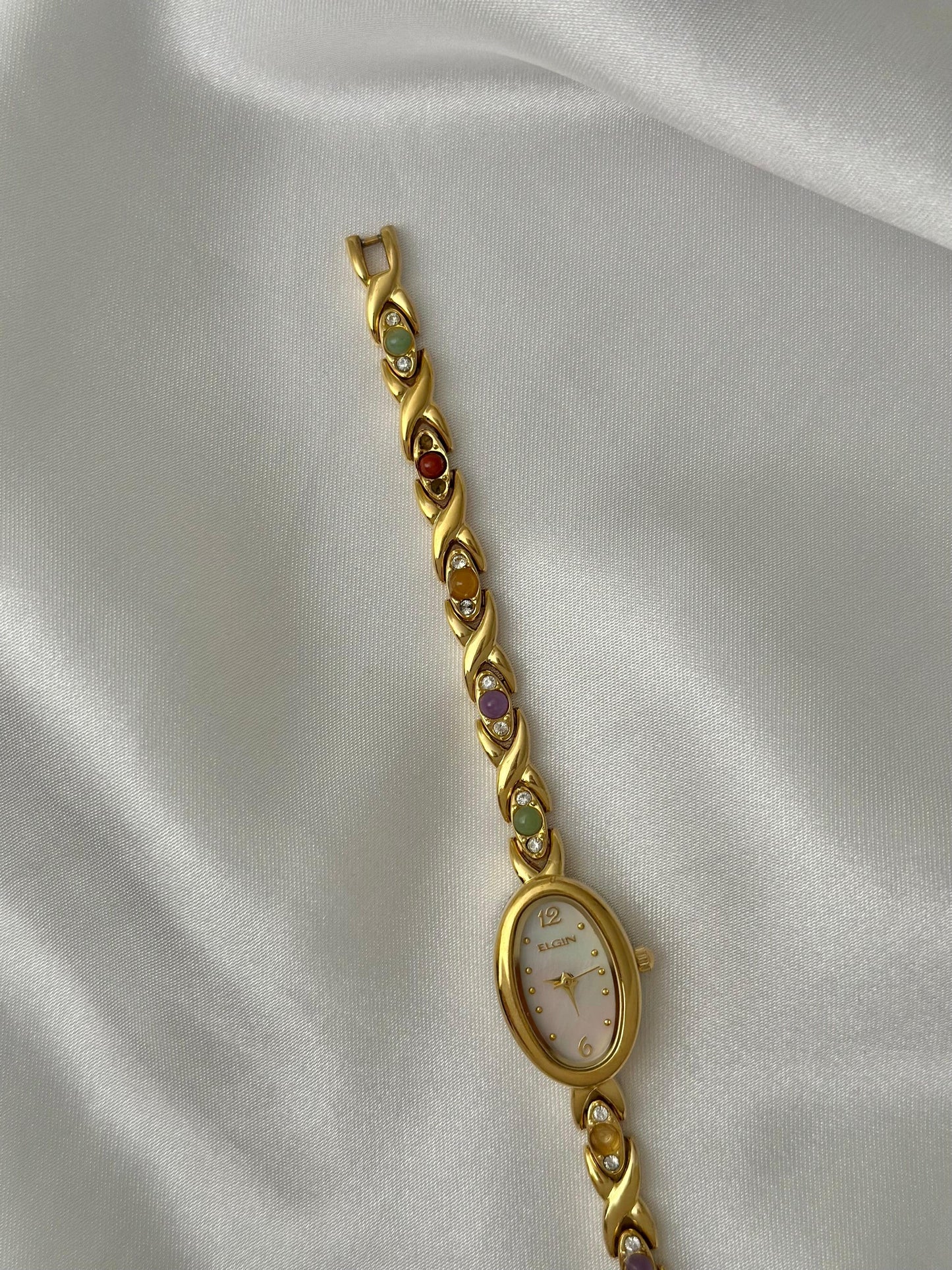 Vintage Multi Gem Watch