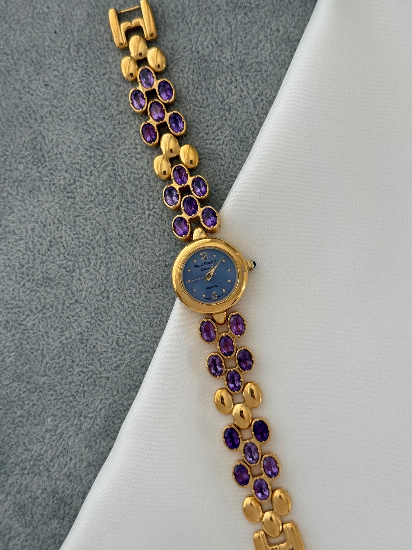 Vintage Amethyst Gem Watch