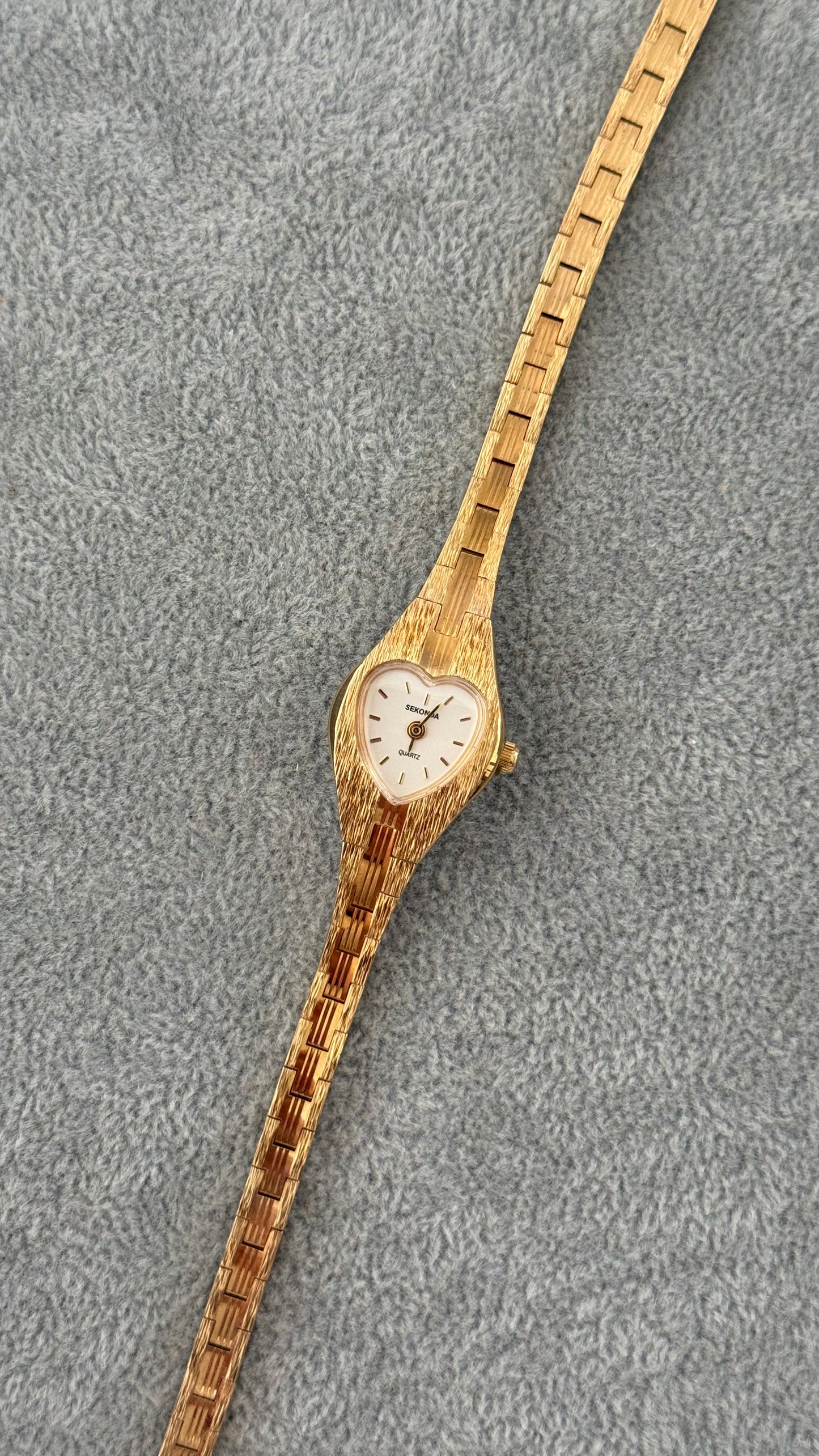 Vintage Heart Dial Watch