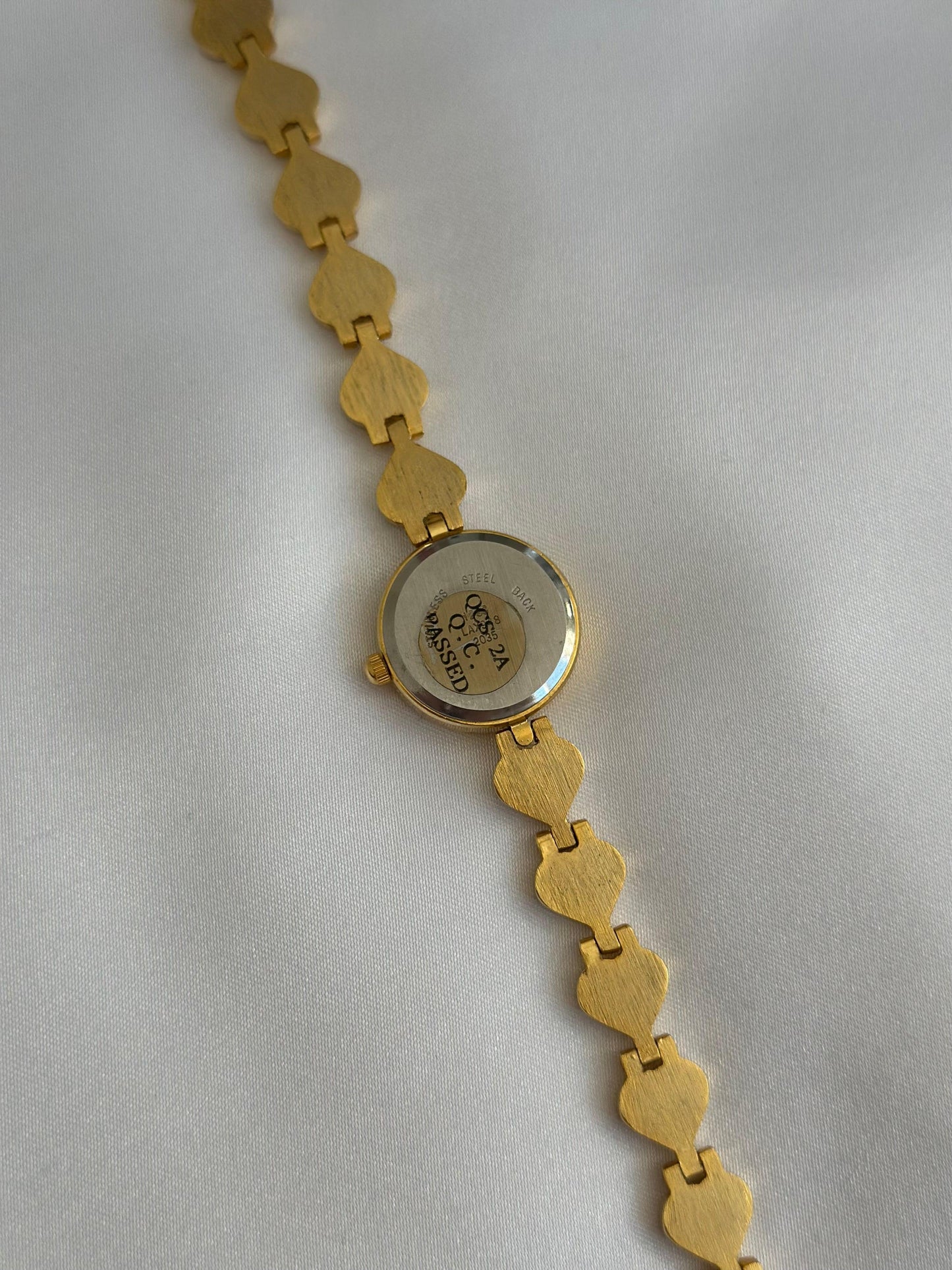 Montre vintage en forme de cœur Abalone