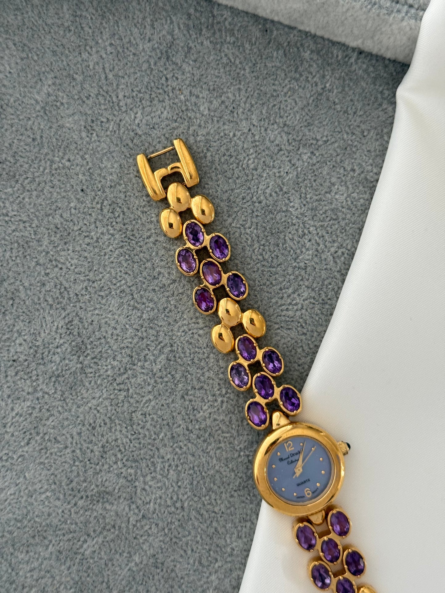 Vintage Amethyst Gem Watch