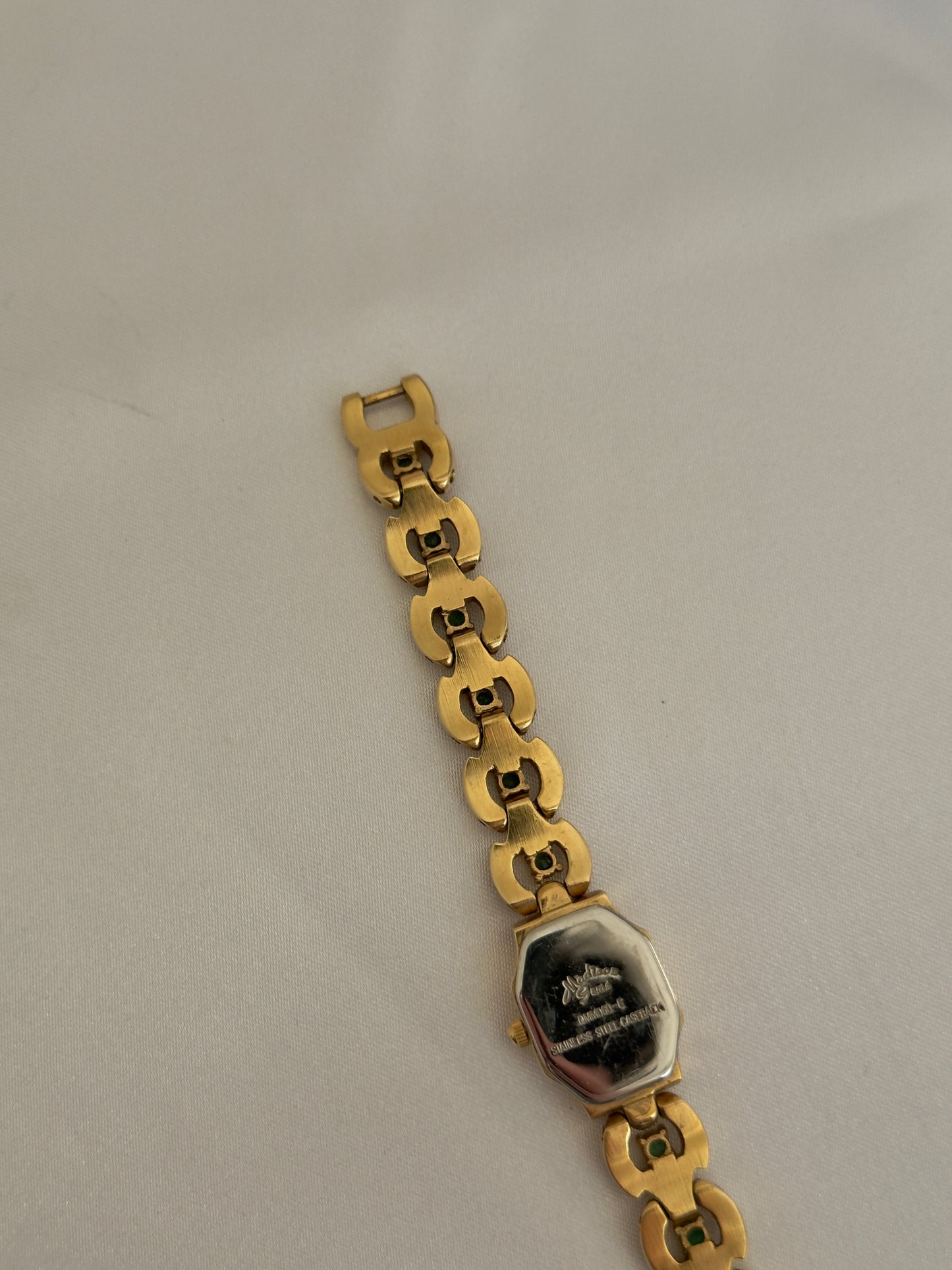 Vintage Emerald Gem Watch