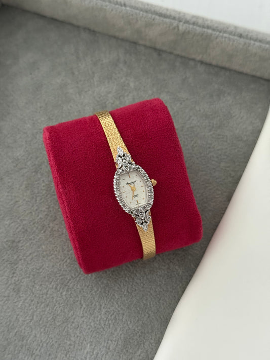 Gorgeous Vintage Diamond Bezel Watch