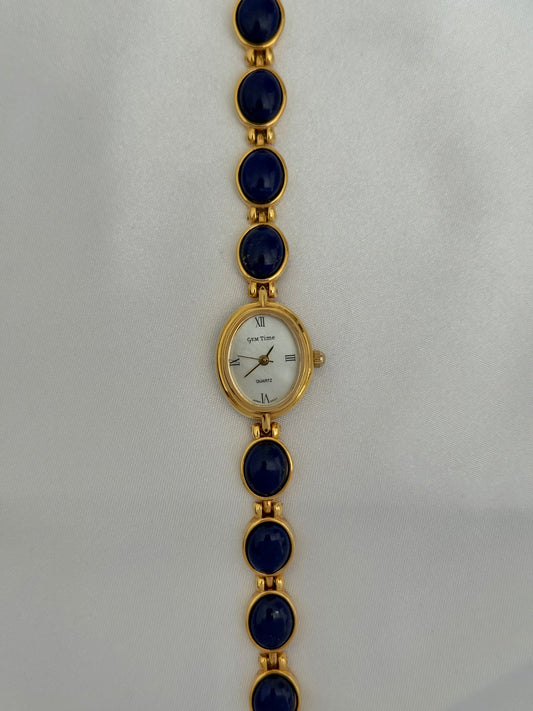 Gorgeous Vintage Lapis Lazuli Gem Watch