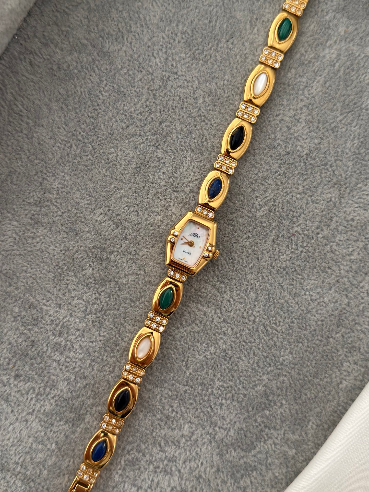Vintage Semi Precious Gem Watch