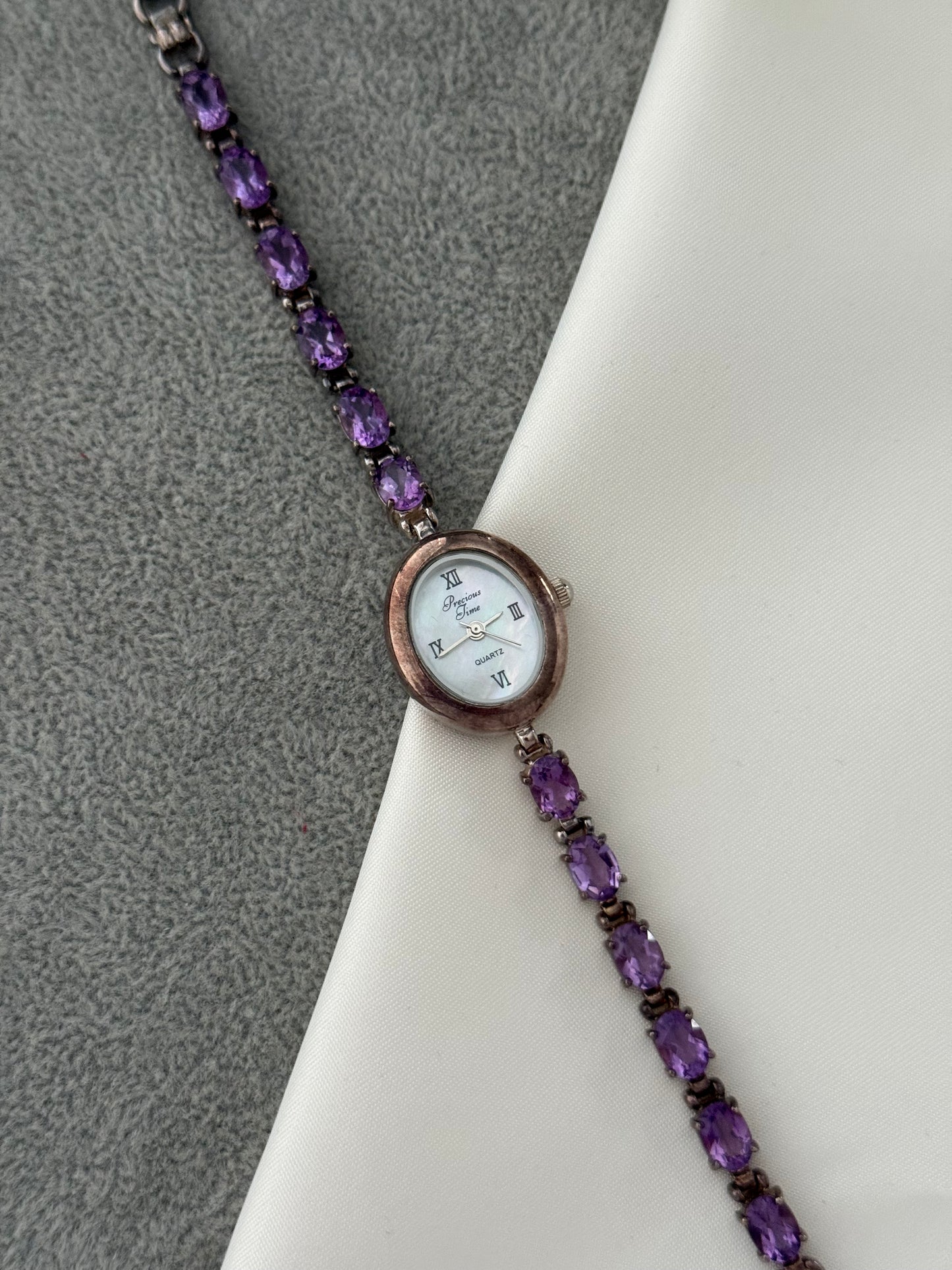 Vintage Purple Gem Watch