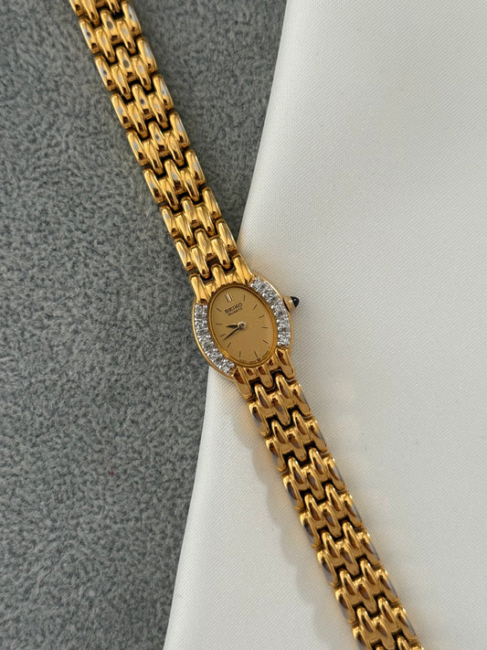 Rare Vintage Seiko Diamond Bezel Watch