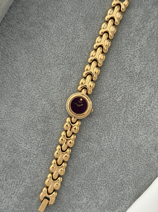Vintage Burgundy Dial Seiko Watch