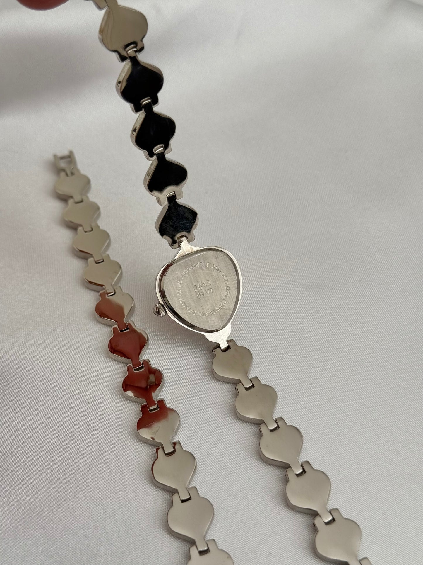 Rare Pink Abalone Hearts Watch Set