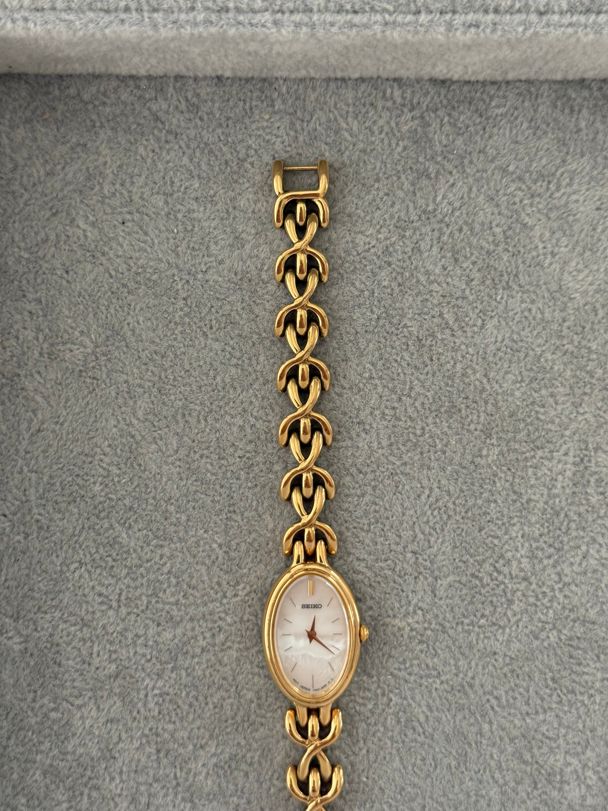 Vintage Mother Of Pearl Seiko Watch