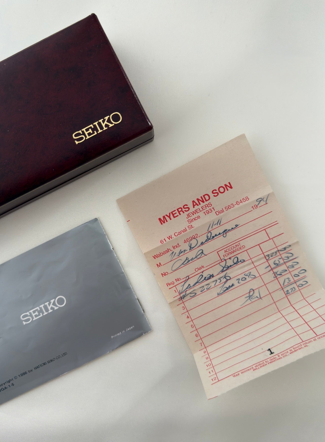 Boxed 1994 Two Tone Seiko