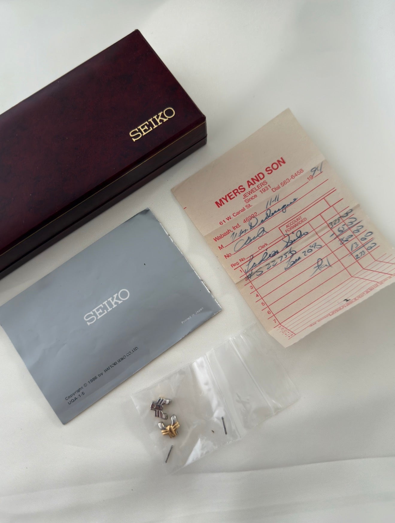 Boxed 1994 Two Tone Seiko