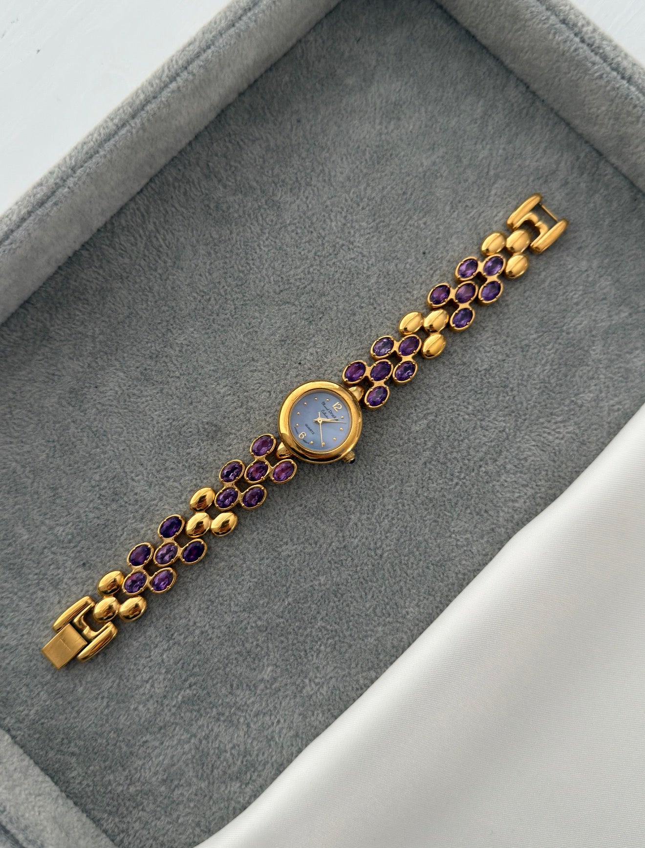 Vintage Amethyst Gem Watch