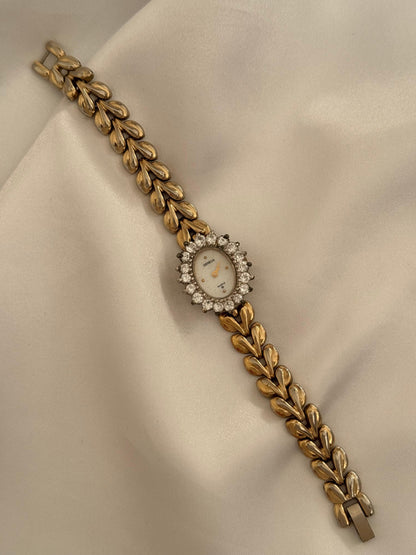 Rare Diamond Bezel Geneva Watch