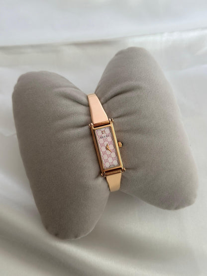 Rare Rose Gold 1500L Gucci Watch