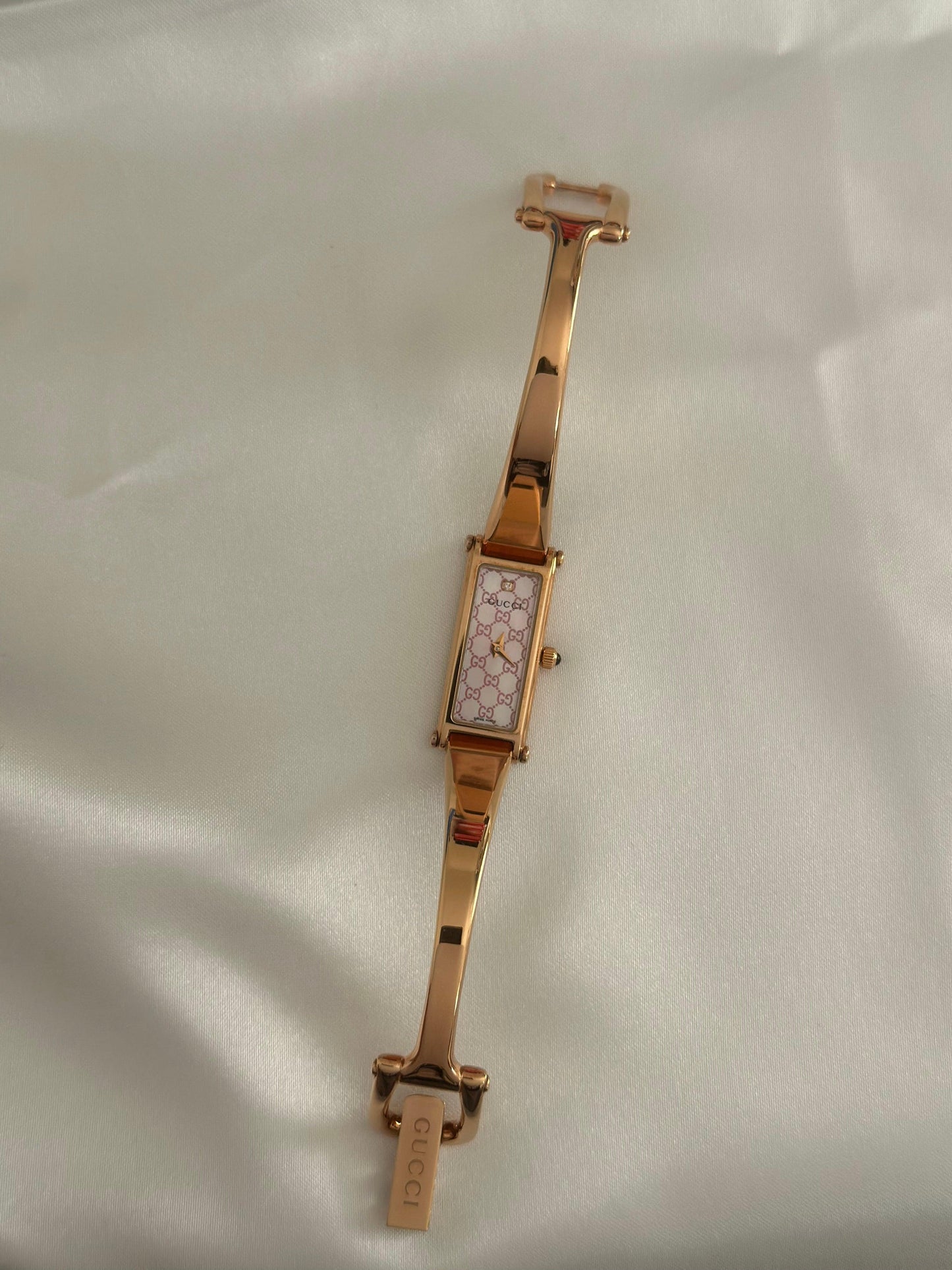 Rare Rose Gold 1500L Gucci Watch