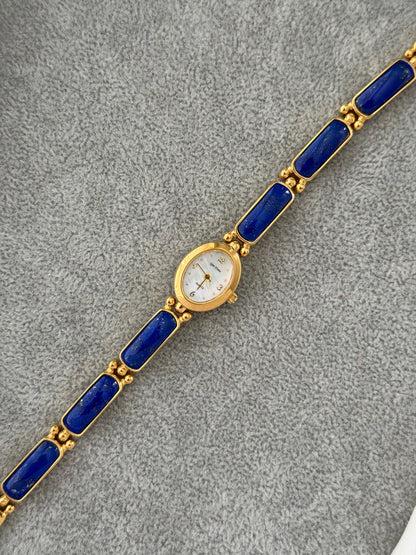 Vintage Lapis Lazuli Gem Watch