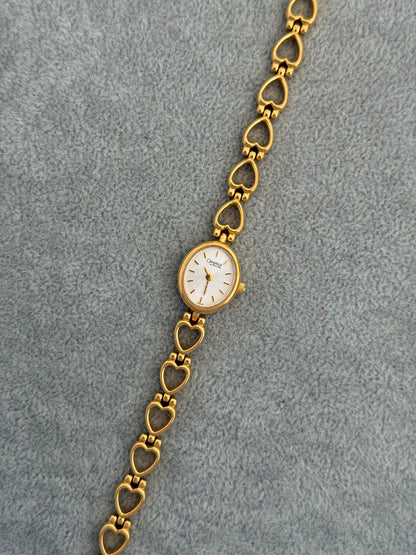 Cute Vintage Bulova Hearts Watch